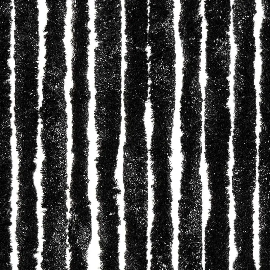Raam En Deurhorren|Vliegengordijnen En Deurgordijnen-vidaXL - Deurgordijn - Antraciet - Polypropyleen - 90 x 200 cm
