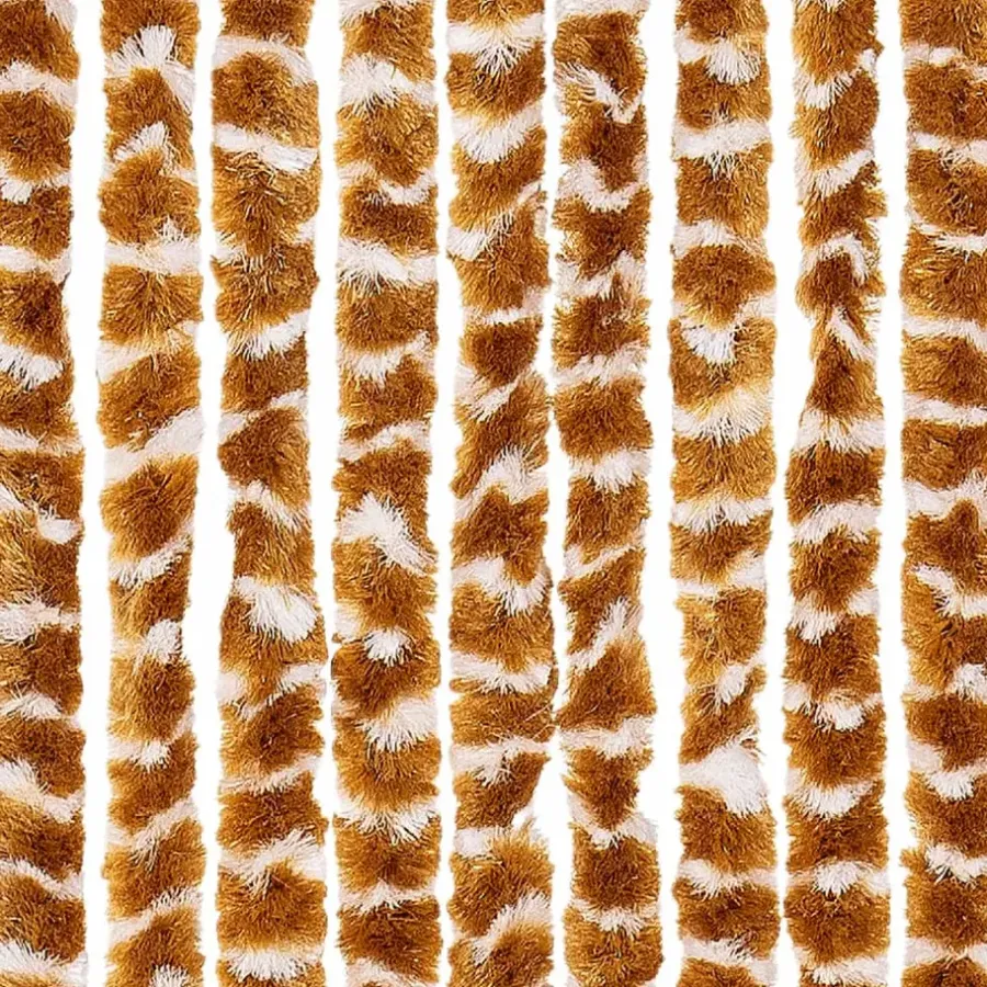 vidaXL - Deurgordijn - Geel - Polypropyleen - 100 x 220 cm