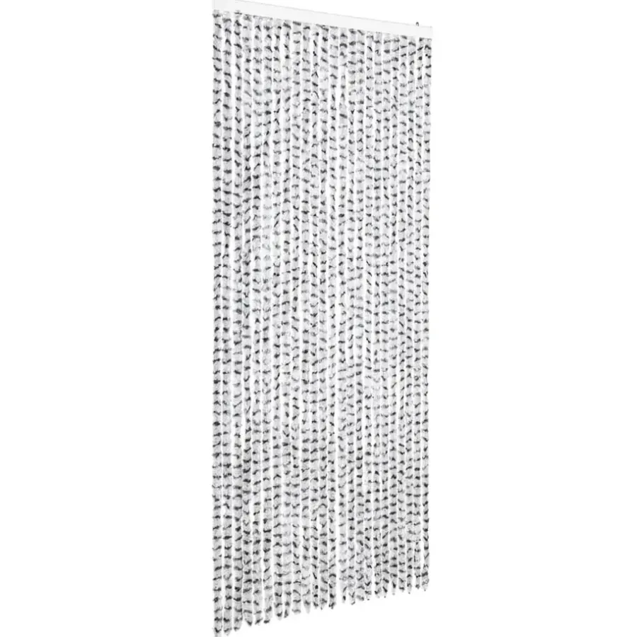 Raam En Deurhorren|Vliegengordijnen En Deurgordijnen-vidaXL - Deurgordijn - Grijs - Polypropyleen - 100 x 220 cm
