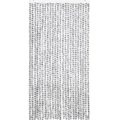 Raam En Deurhorren|Vliegengordijnen En Deurgordijnen-vidaXL - Deurgordijn - Grijs - Polypropyleen - 100 x 220 cm