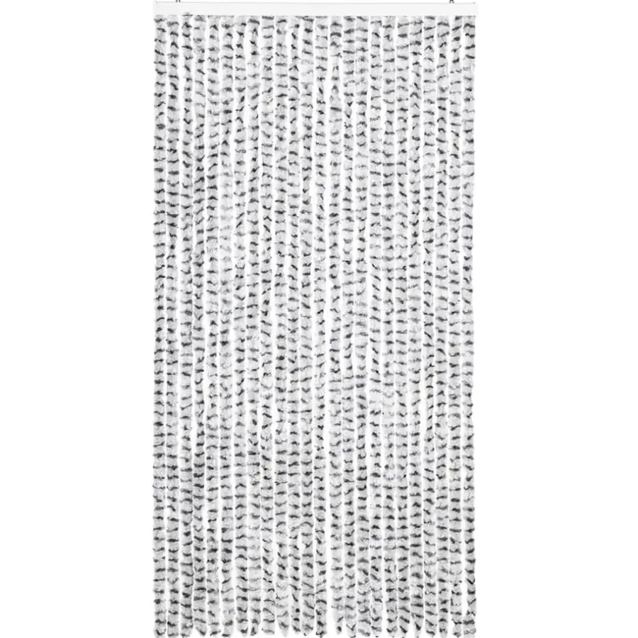Raam En Deurhorren|Vliegengordijnen En Deurgordijnen-vidaXL - Deurgordijn - Grijs - Polypropyleen - 100 x 220 cm