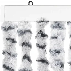 Raam En Deurhorren|Vliegengordijnen En Deurgordijnen-vidaXL - Deurgordijn - Grijs - Polypropyleen - 100 x 220 cm