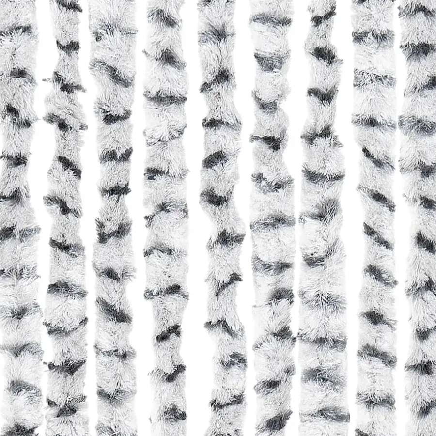 Raam En Deurhorren|Vliegengordijnen En Deurgordijnen-vidaXL - Deurgordijn - Grijs - Polypropyleen - 100 x 220 cm
