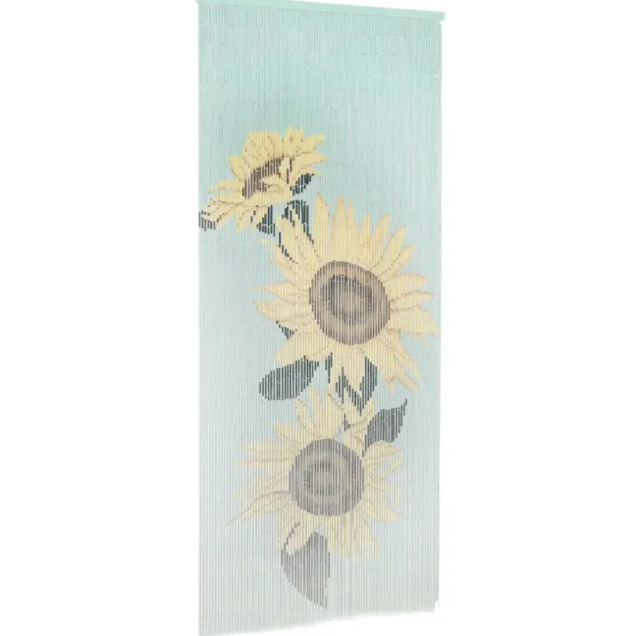 Raam En Deurhorren|Vliegengordijnen En Deurgordijnen-vidaXL - Deurgordijn - Multikleur - Bamboe - 90 x 200 cm