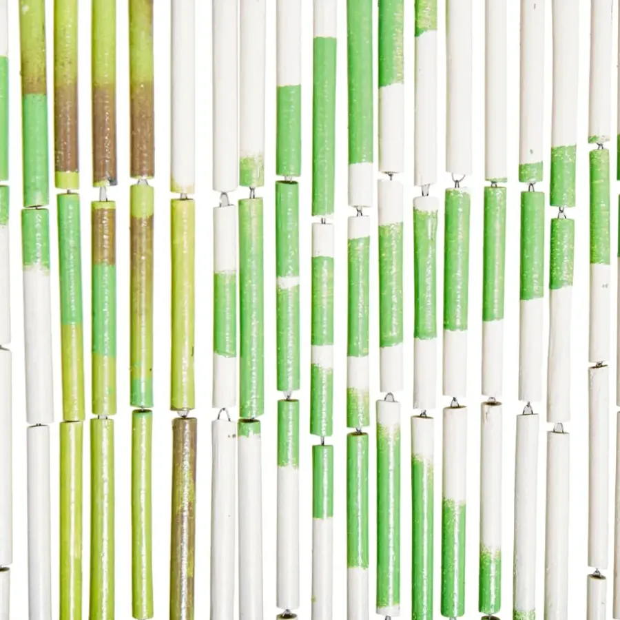 Raam En Deurhorren|Vliegengordijnen En Deurgordijnen-vidaXL - Deurgordijn - Multikleur - Bamboe - 90 x 200 cm