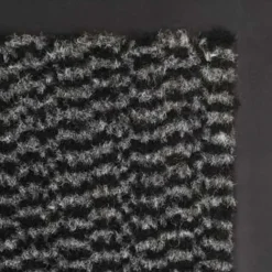 vidaXL - Deurmat - Antraciet - Stof - 90 x 150 cm