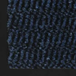 vidaXL - Deurmat - Blauw - Stof - 80 x 120 cm