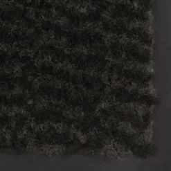 vidaXL - Deurmat - Zwart - Stof - 60 x 90 cm - 2 stuks
