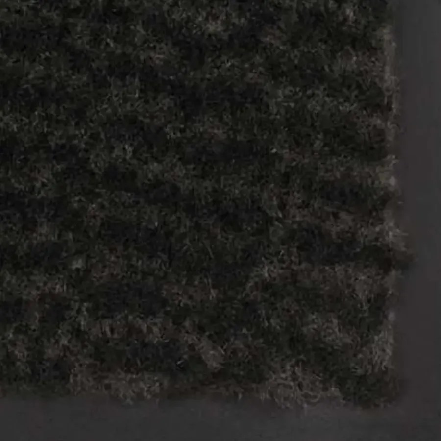 vidaXL - Deurmat - Zwart - Stof - 90 x 150 cm