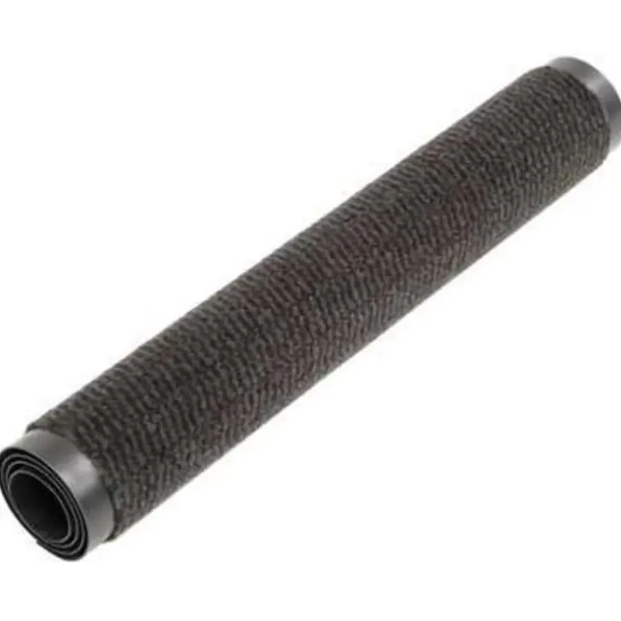 Deurmatten-vidaXL - Deurmat - Zwart - Stof - 120 x 180 cm - 2 stuks