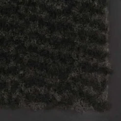 Deurmatten-vidaXL - Deurmat - Zwart - Stof - 80 x 120 cm