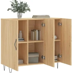 Dressoirs-vidaXL - Dressoir - Bruin - Bewerkt hout