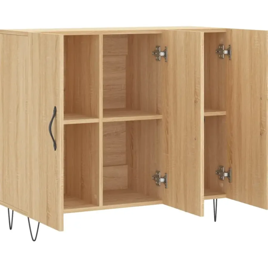 Dressoirs-vidaXL - Dressoir - Bruin - Bewerkt hout