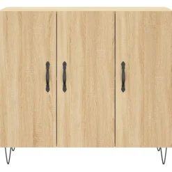 Dressoirs-vidaXL - Dressoir - Bruin - Bewerkt hout