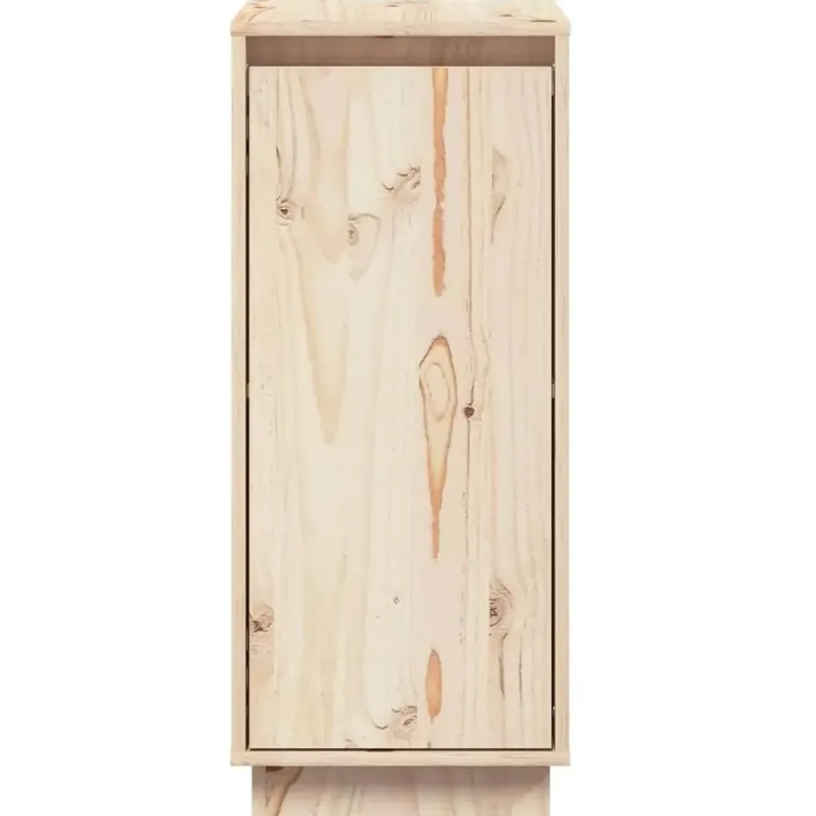 vidaXL - Dressoir - Bruin - Grenenhout - 2 stuks