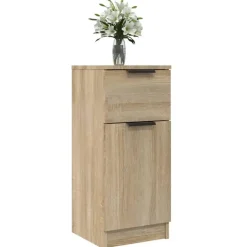 Wandkasten-vidaXL - Dressoir - Bruin - Bewerkt hout - 2 stuks