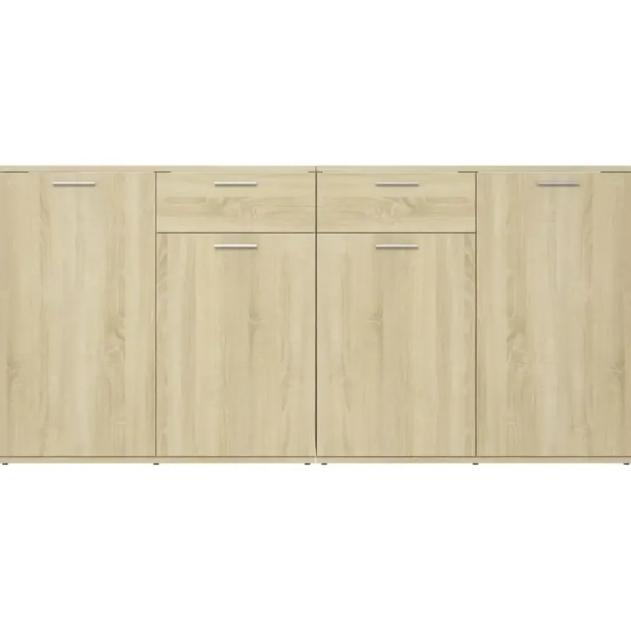vidaXL - Dressoir - Bruin - Bewerkt hout