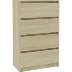 Ladekasten|Ladekasten-vidaXL - Dressoir - Bruin - Bewerkt hout