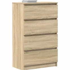 Ladekasten|Ladekasten-vidaXL - Dressoir - Bruin - Bewerkt hout