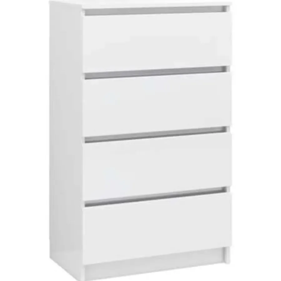 Ladekasten|Ladekasten-vidaXL - Dressoir - Wit - Bewerkt hout
