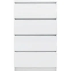 Ladekasten|Ladekasten-vidaXL - Dressoir - Wit - Bewerkt hout