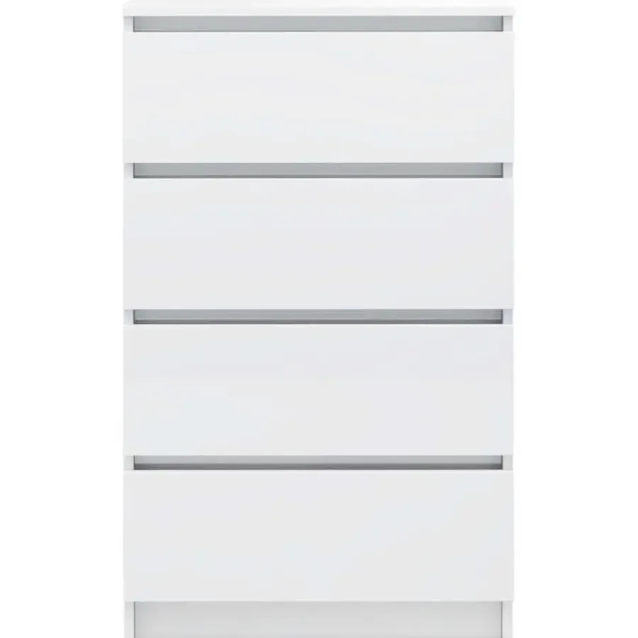 Ladekasten|Ladekasten-vidaXL - Dressoir - Wit - Bewerkt hout