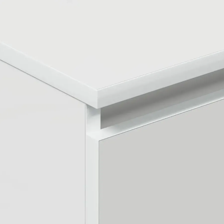 Ladekasten|Ladekasten-vidaXL - Dressoir - Wit - Bewerkt hout