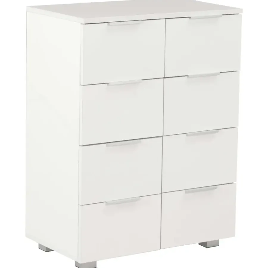 Ladekasten|Ladekasten-vidaXL - Dressoir - Wit - Bewerkt hout