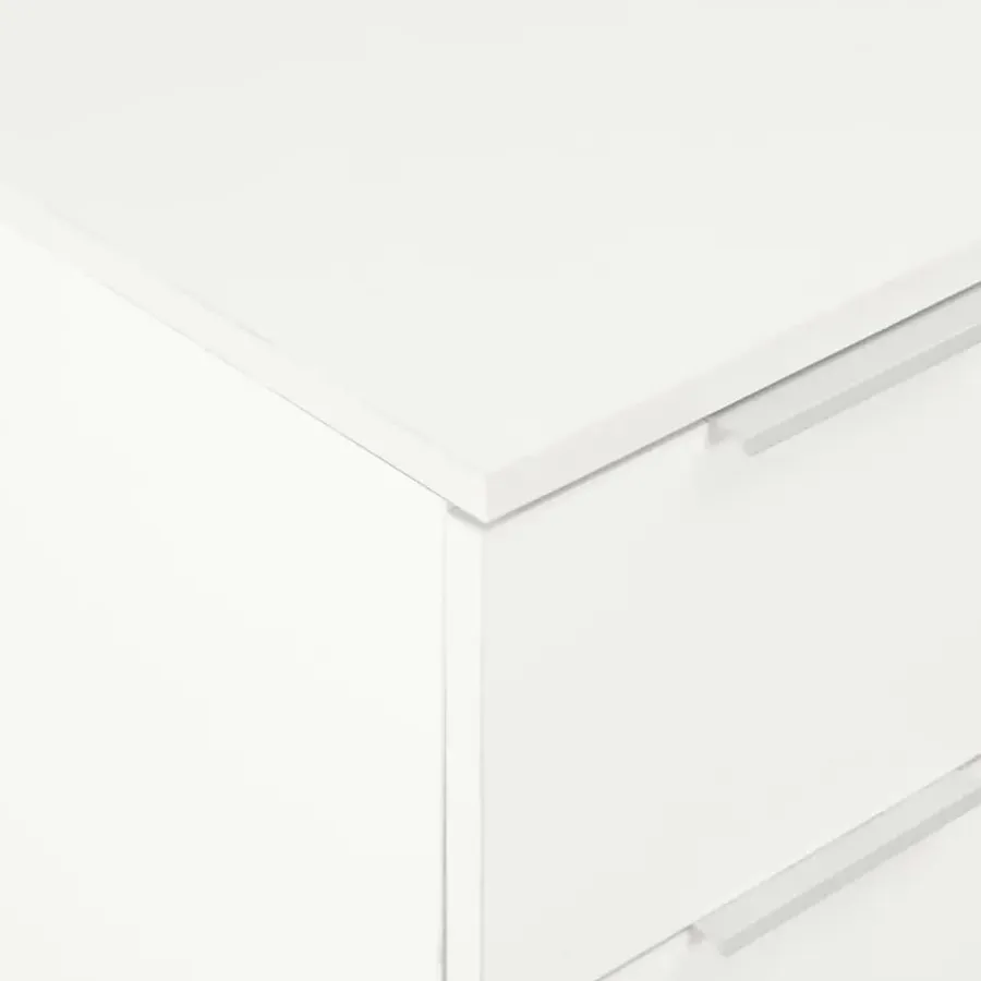 Ladekasten|Ladekasten-vidaXL - Dressoir - Wit - Bewerkt hout