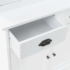 Buffetkasten-vidaXL - Dressoir - Wit - Grenenhout