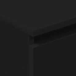Ladekasten|Ladekasten-vidaXL - Dressoir - Zwart - Bewerkt hout