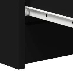 Ladekasten|Ladekasten-vidaXL - Dressoir - Zwart - Bewerkt hout