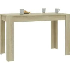 Rechthoekige Eettafels|Houten Eettafels-vidaXL - Eettafel - Bruin - Bewerkt hout