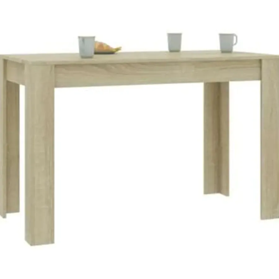 Rechthoekige Eettafels|Houten Eettafels-vidaXL - Eettafel - Bruin - Bewerkt hout