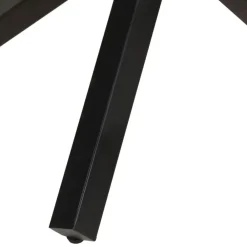 vidaXL - Eettafel - Bruin - Hout - Ø 100 x 75 cm