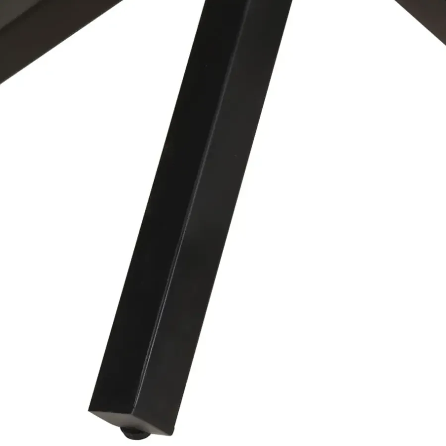vidaXL - Eettafel - Bruin - Hout - Ø 100 x 75 cm
