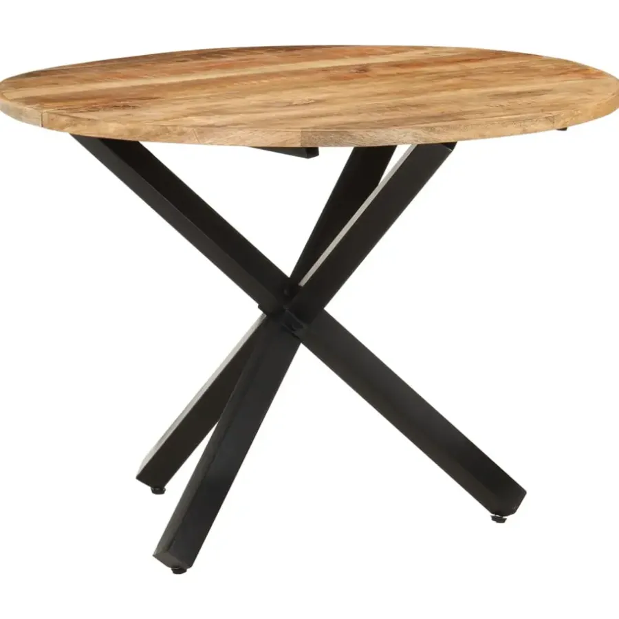vidaXL - Eettafel - Bruin - Hout - Ø 100 x 75 cm
