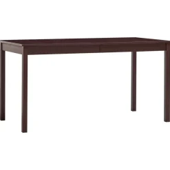 vidaXL - Eettafel - Bruin - Grenenhout - 140 x 70 x 73 cm