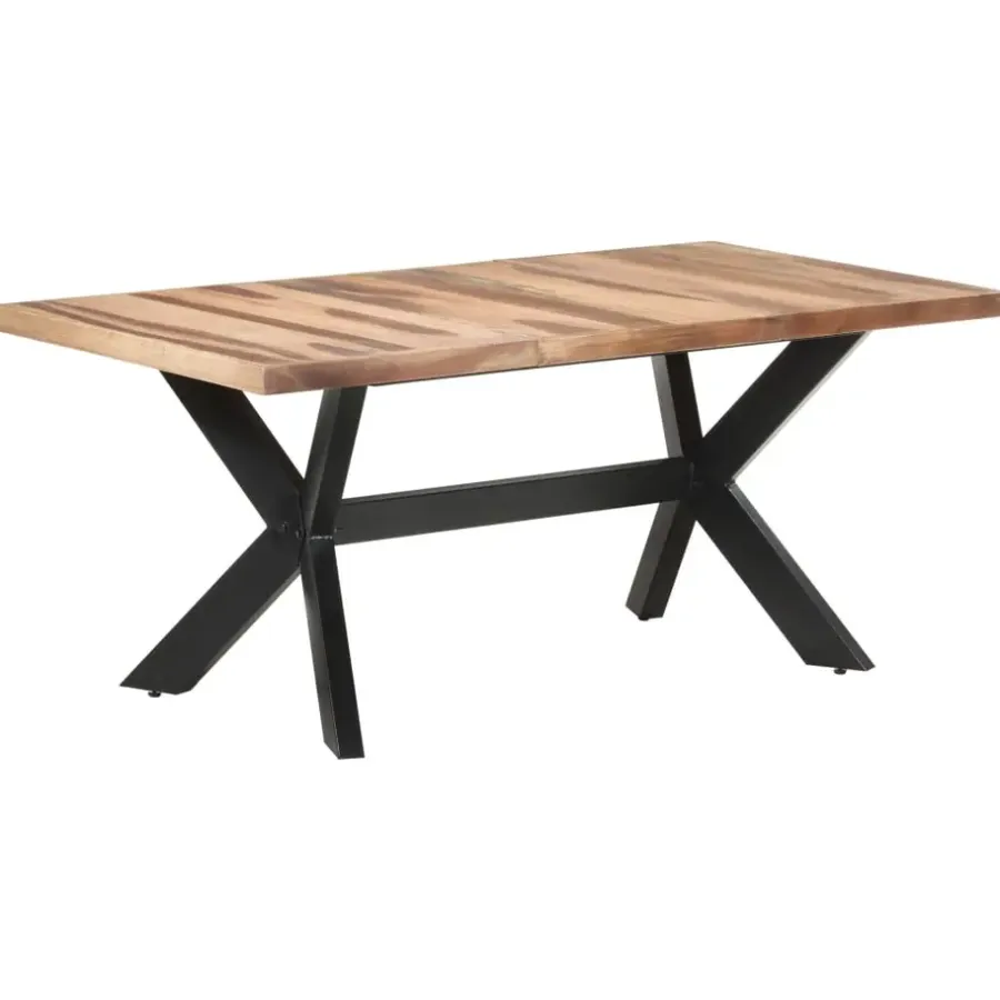 vidaXL - Eettafel - Bruin - Hout - 180 x 90 x 75 cm