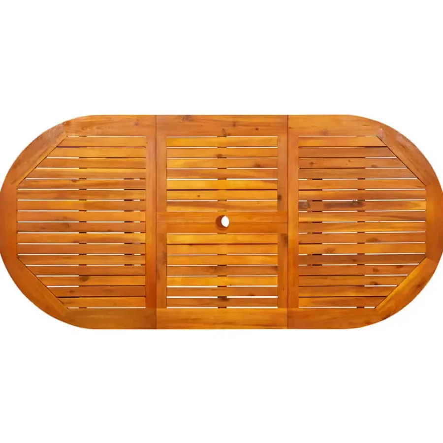 Tuintafels-vidaXL - Eettafel - Bruin - Acaciahout - 170 x 80 x 75 cm
