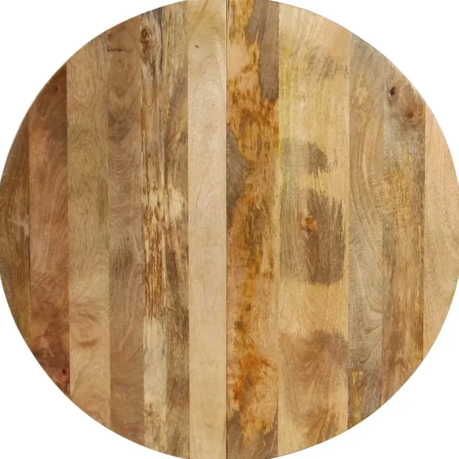 vidaXL - Eettafel - Bruin - Hout - Ø 110 x 75 cm