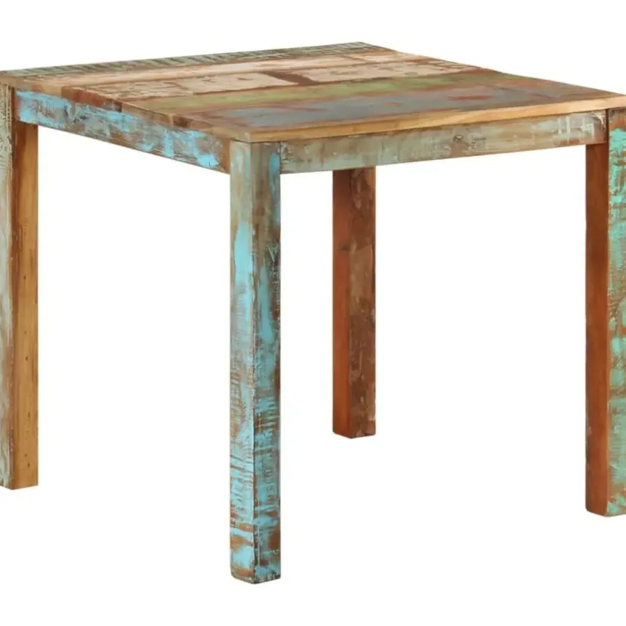 Houten Eettafels-vidaXL - Eettafel - Multikleur - Hout - 82 x 80 x 76 cm