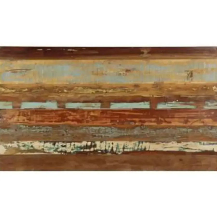 Industriële Eettafels-vidaXL - Eettafel - Multikleur - Hout - 140 x 80 x 76 cm