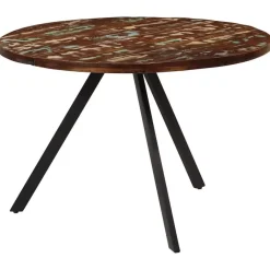 Houten Eettafels|Ronde Eettafels-vidaXL - Eettafel - Multikleur - Hout