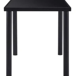 vidaXL - Eettafel - Zwart - Glas - 140 x 70 x 75 cm
