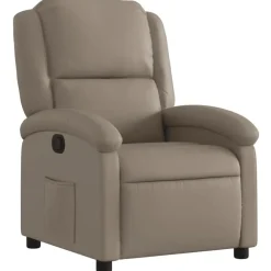 Fauteuils-vidaXL - Fauteuil - Bruin - Kunstleer