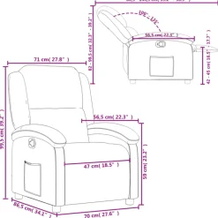 Fauteuils-vidaXL - Fauteuil - Bruin - Kunstleer