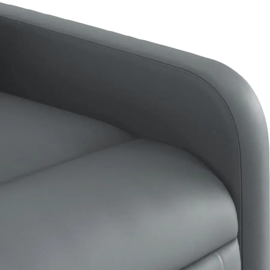 vidaXL - Fauteuil - Grijs - Kunstleer