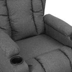 Fauteuils-vidaXL - Fauteuil - Grijs - Stof