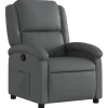 vidaXL - Fauteuil - Grijs - Kunstleer